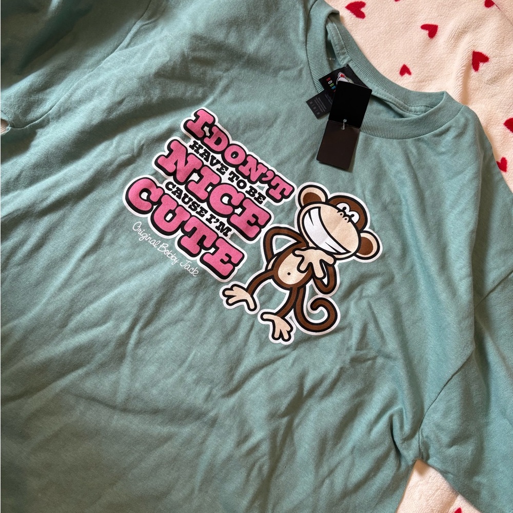 Bobby Jack Graphic Tee Size M - I don’t have to be nice cause I’m cute